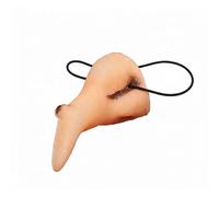 Carnival Toys Naso da Strega Halloween con Elastico - Naso Finto Lungo Realistico, Accessorio Costume Strega e Travestimento Horror per Adulti e Bambini