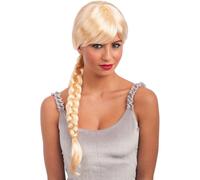 Carnival Toys - Parrucca bionda con treccia, 02887