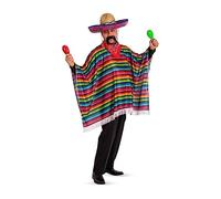 Carnival Toys- Poncho Messicano, Multicolore, 4.05831