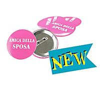 Carnival Toys- Amica della Sposa Spille Nubilato, Colore Rosa