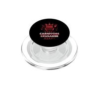 Carnivore Crusader BBQ King Emblem PopSockets PopGrip per MagSafe