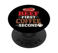 Carnivore Dieta Identità Carne Amante Lifestyle Zero Carb PopSockets PopGrip Adesivo