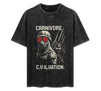 Carnivore Retaliation Mens T-Shirt Black Unisex Top Tee M