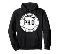 Carnivoro Phd Dieta Umana Perfetto Medico Nutrizionista Keto Felpa con Cappuccio