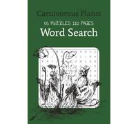 Carnivorous Plant Word Search: Memory Game- Word Game- Gift idea for travel, leisure, and relaxation..- Memory Brain Training- Teens, Adults, and ... Plant Word Game- Plant word Search-