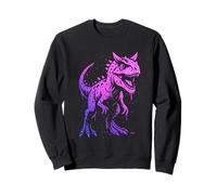 Carnosaur Dinosaur Graffiti Opere d'Arte Urbana Felpa