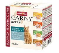 Animonda Carny Ocean 12 x 80 g Pacco misto Umido per gatto - Mix 2: 4 diverse varianti Tonno