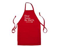 Caro Babbo , Egli DID It - Unisex Bambini Grembiule - Divertente Natale Segreto