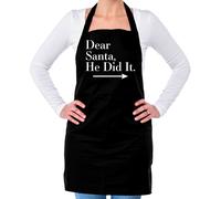 Caro Babbo ,Egli Ha Fatto It - Unisex Adulti Grembiule - Divertente Natale