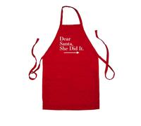 Caro Babbo ,Lei DID It - Unisex Bambini Grembiule - Natale Segreto Divertente