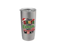 Caro Babbo Natale Bicchiere termico in acciaio inox doppia parete