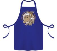 Caro Babbo Natale Divertente Cavallo Equestre Cotone Grembiule 100% Biologico