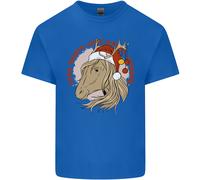 Caro Babbo Natale Divertente Equestrian Cavallo Natale Maglietta Bambini