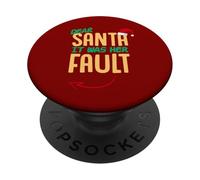Caro Babbo Natale, è stata colpa sua PopSockets PopGrip Adesivo