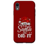 Caro Babbo Natale My Wife Did It Natale abbinato famiglia Natale Custodia per iPhone XR
