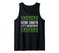 Caro Babbo Natale Negoziamo brutto maglione Canotta