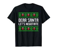 Caro Babbo Natale Negoziamo brutto maglione Maglietta
