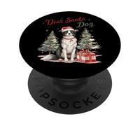 Caro Babbo Natale, non dimenticare lo spirito festivo del cane PopSockets PopGrip Adesivo
