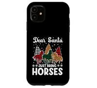 Caro Babbo Natale, porta i cavalli ELF Santa Leopard Custodia per iPhone 11