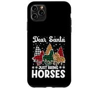 Caro Babbo Natale, porta i cavalli ELF Santa Leopard Custodia per iPhone 11 Pro Max