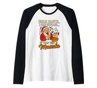 Caro Babbo Natale, Posso Spiegare Che Era Il Natale Divertente Masala Maglia con Maniche Raglan