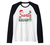 Caro Babbo Natale Sono i Cattivi Babbo Natale Maglia con Maniche Raglan