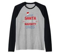Caro Babbo Natale, Sono Loro i Cattivi Maglia con Maniche Raglan