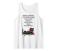 Caro Babbo Natale Sono Stato Buono quest'anno per Lo più Gatto Natale Canotta