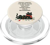 Caro Babbo Natale sono stato buono quest'anno per lo più gatto Natale PopSockets PopGrip per MagSafe