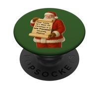 Caro Babbo Natale, tutto ciò che voglio per Natale è un nuovo presidente PopSockets PopGrip Adesivo