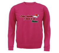 Caro Babbo Natale Voglio Tutto - Bambini Felpa/Maglione - Divertente Claus