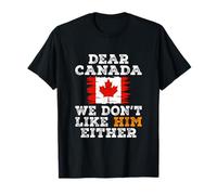 Caro Canada Non ci piace neanche lui - Bandiera canadese Maglietta