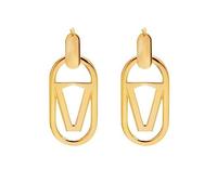 CARO GOLD argento 925 orecchini pendenti placcati valentina ferragni