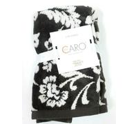 CARO Grigio Scuro Grigio Bianco Jacquard Cotone Floreale Bagno,Mano Telo,O Dito