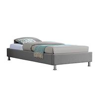 CARO-Möbel Futon Letto Singolo LAREDO Struttura letto 90 x 200 cm con rete a doghe