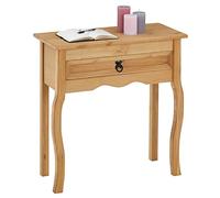 CARO-Möbel Tavolo consolle SALSA in stile Messico, tavolino in pino massiccio, credenza con 1 cassetto tinto e cerato, console