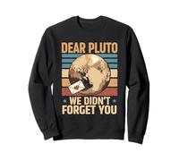 Caro Plutone We Didn't Forget You Spazio Vintage Cuore Lettera Felpa