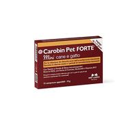 Carobin pet Forte mini cani e gatti 15 compresse x diarrea disturbi intestinali