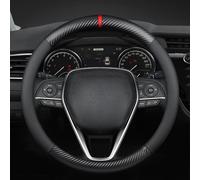 Carodi Copertura per volante auto in fibra di carbonio confortevole e