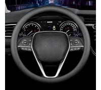 Carodi New Coprivolante in Pelle Nappa, Antiscivolo, Traspirante, Universale 15"/Circa 38 cm, Nero