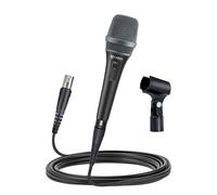 Carol AC-900S Microfono Vocale cablato XLR - Micro supercardioide dinamico con tecnologia di cancellazione del rumore AHNC a doppio motore per canto, karaoke, scena e studio, include una clip di