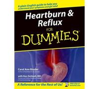 Carol Ann Rinzler Ken DeVault Heartburn and Reflux For Dummies (Tascabile)