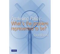 Carol Bacchi Analysing Policy (Tascabile)
