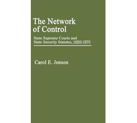 Carol E. Jenson The Network of Control (Copertina rigida)
