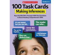 Carol Ghiglieri 100 Task Cards: Making Inferences (Tascabile)