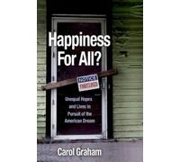 Carol Graham Happiness for All? (Copertina rigida)