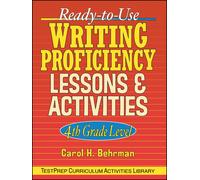 Carol H. Behrma Ready-to-Use Writing Proficiency Lessons and Activit (Tascabile)