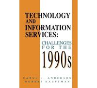 Carol L. Anderson Robert H. Hauptm Technology and Information Servic (Tascabile)