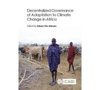 Carol Mweemba Decentralized Governance of Adaptation to Clima (Copertina rigida)