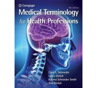 Carol Schroeder Ann Ehrlich K Medical Terminology for Health Pro (Anello, filo)